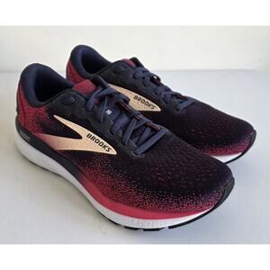 Brooks Ghost 16 Peacoat Raspberry Apricot Women Size 9